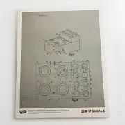 LEGO VIP Lim. Edition Japanese 1968 Patent Application Duplo Technical Drawing