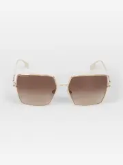 Gradient Brown Daphne Sunglasses