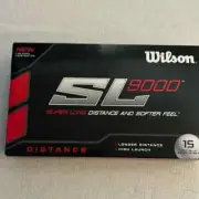 WILSON SL9000 GOLF BALLS -3 Golf Balls- SUPER LONG DISTANCE & SOFTER FEEL