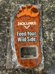 NEW Jack Links Bottle Opener “Feed Your Wild Side” Big Foot Sasquatch Magnetic