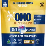 Ultimate 3 in 1 Laundry Capsules 28 Capsules