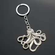 Octopus Tentacles Love Coral Reef Sea Pendant Charm Keychain Key Chain Gift