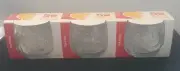 3 X Mcdonalds 50 Years of Macca’s The Fries Wobbling Glass French Fries New