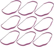 [Didiseaon] 9pcs Running Headband Football Rope Elastic Sports Hair Band Hair Accessories Yoga Band Sports Headband Sport Headbands for Men Sweatband Head Bands Athletic Headbands Purple