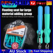 10pcs Drift Connector Fishing Floats Seat Block Rotation Buoy Fishing Bobber Kit