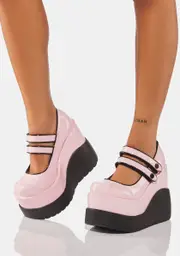[Demonia] Baby Pink Void-37 Platform Mary Janes