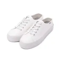 在飛比找momo購物網優惠-【ARNOR】厚底後空帆布鞋 白 女鞋 ARWC42339