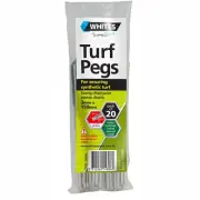 Turf Pegs For Securing Artificial Grass /Weedmat / Netting - Pack of 20