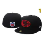 NFL 橄欖球隊棒球帽 59FIFTY 舊金山 49 人隊球迷平檐帽不可調節戶外運動後扣帽