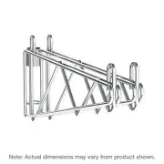 Metro 2WS21C Super Erecta Post-Type Wall Mount Double Shelf Support for 21" Wid