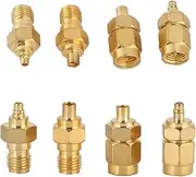 Tihebeyan MMCX Adapter Connection to SMA for Silver Brass of Radius 4pcs for CB Radios