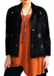 TS TAKING SHAPE plus sz XL / 24 Minx Cardi chic glam very soft jacket NWT rp$160