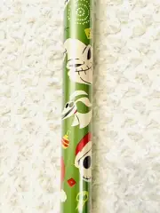 1 Roll Nightmare Before Christmas Jack Zero Oogie 70sq ft Green Gift Wrapper