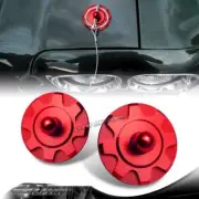 Red JDM Aluminum Hardware Bonnet Racing Hood Pin Lock Appearance Kit Universal (for: Honda Civic)