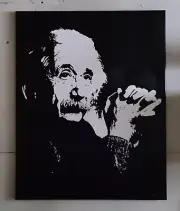24x30 Portrait Painting Of Albert Einstein