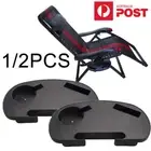 Folding Chair Clip On Side Table Cup Drink Holder Phone Holder Slot Snack Tray