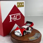 1/64 PGM Ferrari F40 Red / White Full Open Highend PGM-640903B