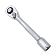Portable Ratchet Wrench Durable Square Hole Socket Tool for Maintenance