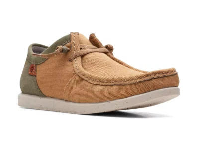 Men's Clarks ShacreLite Moc Dark Sand Combi Shoes 261 64705