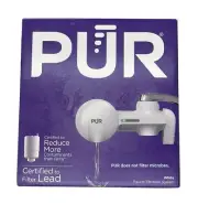 White Faucet Filtration System Pur, PFM150W, Reduce 70 Contaminants & Substances
