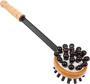 Baluue 1 Set Massage Hammer Shoulder Massager Tool Office Back Massager Knocking Body Massager Handheld Body Massager Massage Ball Hammer Massage Tool Beat Hammer Arm Back Massager Wooden
