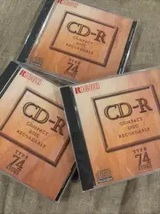 RICOH CD-R Disc Type 74 Recordable 650MB Compact Disc New Lot Of 3 Sealed