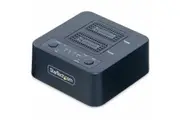 StarTech.com 1:1 M.2 NVMe Drive Duplicator, 90GBpm Standalone M.2 SSD Cloner/Copier, USB-C 3.2 20Gbps M.2 Dual-Bay Drive Docking Station - M.2 NVMe a