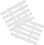 Generic 2Pcs Plastic Garden Fence Panels Durable Landscape Border Edging for Flower Beds Lawn Decoration and Temporary Dog Fencing Height Easy to Assemble