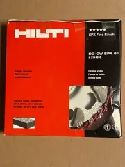 HILTI DG-CW 150/6" SPX FINE FINISH DIAMOND CUP WHEEL BRAND NEW.