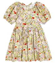 [Paade Mode] Paade Mode Floral cotton dress Y 8 multicoloured