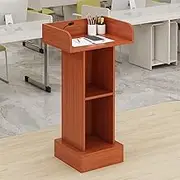 Lectern Podium Stand, Lectern Podium Stand,Lectern Podium Stand,School Podium Stand with 2 Storage Room, Standing Pulpit Podiums for College/Classroom/Office, Teachers Lect,