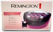 REMINGTON H-5600 20 Rollers Ionic Velvet Hot Curlers Wax Core With Clips. 02