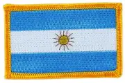 ARGENTINA ARGENTINIAN FLAG PATCHES backpack PATCH BADGE IRON ON EMBROIDERED