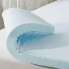 High-Density Memory Foam Mattress Topper with Breathable Cover - 2in Thickness