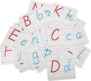 ARTIBETTER Educational Preschool Alphabet Tiles 26 Uppercase Lowercase Letters Fridge Wall Magnets Learning Decorative
