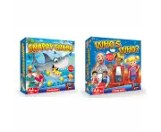 2pc HTI Who is Who and Snappy Shark Bite Game Kids/Toddler Combo Set 3y+