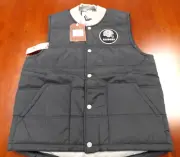 MITCHELL & NESS NFL LAS VEGAS RAIDERS BUTTON UP PUFFER VEST SIZE L