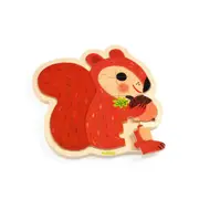 16pc Djeco Squirrel Wooden Jigsaw Puzzle 25cm Kids/Children Play Toy 3y+
