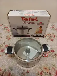 在飛比找Yahoo!奇摩拍賣優惠-全新 法國特福  Tefal 藍帶系列不鏽鋼鍋具 湯鍋 調理