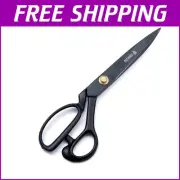Ergonomic 11 Inch Tailoring Scissors - High Carbon Steel Shears for Dressmaking