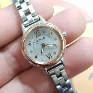 玫瑰金配色 日本 CITIZEN 星辰 WICCA 光動能 ECO-DRIVE 女錶 功能正常 另有 SEKIO Rolex LV GUCCI OMEGA