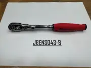 Snap-on Tools REVERSE RED 3/8" Drive Soft Compact Locking Flex Ratchet FHCLX72RR