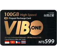 在飛比找Yahoo!奇摩拍賣優惠-VIBO ONE CARD 台灣之星4G 599 網路吃到飽