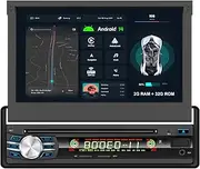 7inch IPS Car Stereo GPS Navigation Android 12 Head Unit Car DVD Player Bluetooth WiFi DAB SWC Carplay 2G+32G