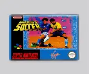 DINO DINI'S SOCCER! / SNES - 2"x3" FRIDGE MAGNET (retro super nintendo