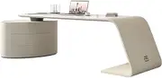 Home Minimalist Slate Desk Light Luxury Modern Office Desk High-end Study Home Pc Desk Simple Consulting Table Storage(200x70x75cm)