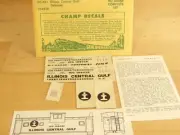 Champ Decals HO HC-621 Illinois Central Gulf Caboose
