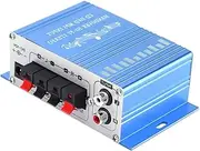 Dpofirs Power Home HiFi Stereo Amplifier, Mini Hi-Fi Class D Integrated Amp for Home Speakers, Subwoofer, MP3, Car, Marine Boat, 2 Channels, 40W, Blue