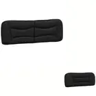 Headboard Cushion Bed Header Pillow Black 107 cm King Single Faux Leather vidaXL
