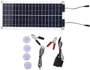 30W Solar Panel Kit, Portable Solar Battery Charger, Solar Panel Charger, Suitable for Cars, Motorcycles, Boats, Tractors, Etc